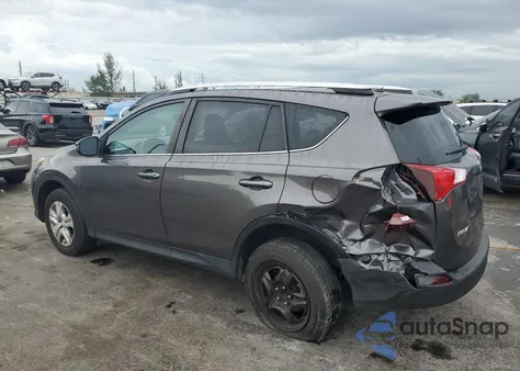 2014 Toyota Rav4 Le z USA, uszkodzony, nr VIN 2T3ZFREV7EW107130